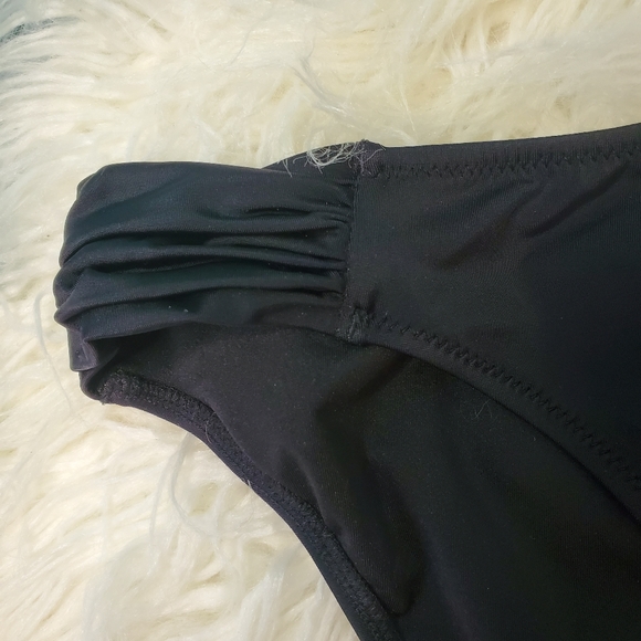 NWOT 2 piece pink and black polka dot bikini - Picture 6 of 8